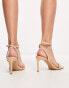 Фото #4 товара Stradivarius heeled sandals in beige