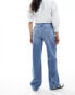 4th & Reckless wide leg jeans in antique blue