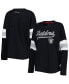 Фото #1 товара Women's Black Las Vegas Raiders Justine Long Sleeve Tunic T-shirt