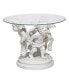 Фото #4 товара Bernini's Cherubs Glass-Top Sculptural Table