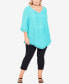 Plus Size Ellie Pintuck Lace Top