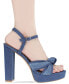 Фото #6 товара Women's Orlie Raffia Platform Sandal