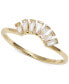 ფოტო #1 პროდუქტის White Topaz Baguette Ring (1/3 ct. t.w.) in 14k Gold