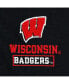 Men's Black Wisconsin Badgers Textured Quarter-Zip Jacket