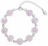 Charming bracelet with pink opals 33105.1