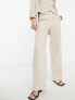 Фото #1 товара & Other Stories co-ord linen mix tailored trousers in beige