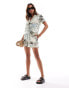 Vero Moda shorts co-ord in palm print