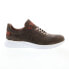 Фото #1 товара Bruno Magli Falcone BM1FCNB0 Mens Brown Leather Lifestyle Sneakers Shoes 10