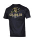 Men's Black Colorado Buffaloes Stack 2-Hit T-shirt