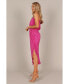 ფოტო #8 პროდუქტის Women's Pontee One Shoulder Pleated Midi Dress