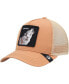 Men's Tan Lone Wolf Adjustable Trucker Hat
