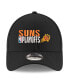 ფოტო #2 პროდუქტის Men's Black Phoenix Suns 2024 NBA Playoffs 9FORTY Adjustable Hat