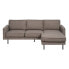 Chaise Longue Sofa Taupe 235 x 155 x 87 cm