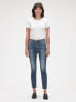 High Rise Distressed Vintage Slim Jeans