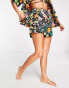 Фото #6 товара Damson Madder beach shorts co-ord in floral print