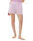 Фото #1 товара Women's Solid Boxer Sleep Shorts
