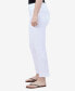 Фото #3 товара Petite Mid-Rise Pull-On Straight Solar Millennium Tech Ankle Pants