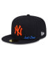 ფოტო #5 პროდუქტის Men's x Just Don Navy New York Yankees 59FIFTY Fitted Hat