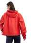 Фото #2 товара Rains String waterproof loose crop jacket in red