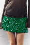 Фото #2 товара Короткая юбка с пайетками — zw collection ZARA