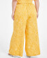 Фото #3 товара Trendy Plus Size Wide-Leg Pants, Created for Macy's
