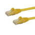 Фото #9 товара StarTech.com 50cm CAT6 Ethernet Cable - Yellow CAT 6 Gigabit Ethernet Wire -650MHz 100W PoE RJ45 UTP Network/Patch Cord Snagless w/Strain Relief Fluke Tested/Wiring is UL Certified/TIA - 0.5 m - Cat6 - U/UTP (UTP) - RJ-45 - RJ-45