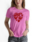 ფოტო #1 პროდუქტის Women's Word Art Shape of You Short Sleeve T-shirt