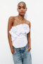 Contrast bodysuit with ruffle detail