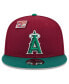 ფოტო #3 პროდუქტის Men's Cardinal/Green Los Angeles Angels Strawberry Big League Chew Flavor Pack 9FIFTY Snapback Hat