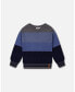 Фото #1 товара Big Boys Colorblock Sweater Blue Gradient