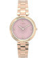 Women's City Rose Gold-Tone Low Lead Brass Bracelet Watch 32mm