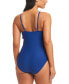 Фото #1 товара Women's Solid Citizen Tiered One-Piece Swimsuit