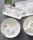 Butterfly Meadow Collection Melamine Large Round Handled Tray