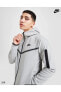 Фото #3 товара Толстовка Nike Sportswear Tech Fleece Full-Zip Hoodie Gri Erkek