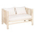 Фото #1 товара Двухместный диван AKAR 131 x 80 x 77,5 cm Натуральный древесина тика