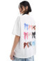 Фото #3 товара ASOS DESIGN oversized t-shirt with tennis graphic in white