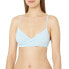 Roxy 300297 Womens Classics Solid Beach Classics Wrap Bra Top, Cool Blue, Large