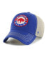 Men's Royal, Natural Buffalo Bills Notch Trucker Clean Up Adjustable Hat