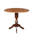 Фото #4 товара International Concept 42" Round Dual Drop Leaf Pedestal Table