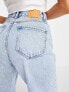 Stradivarius cropped denim jean in light wash