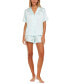 ფოტო #1 პროდუქტის Women's 2-Pc. Jamie Dot Jacquard Short Pajamas Set