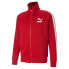 Puma Iconic T7 Full Zip Track Jacket & Tall Mens Red Casual Athletic Outerwear