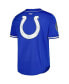 Men's Anthony Richardson Royal Indianapolis Colts Mesh Baseball Button-Up T-shirt M - фото #2