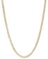 Фото #1 товара Double-Sided Cuban Link 22" Chain Necklace in 10k Two-Tone Gold