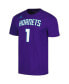 ფოტო #2 პროდუქტის Men's LaMelo Ball Purple Charlotte Hornets 2022/23 Statement Edition Name and Number T-shirt