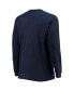 ფოტო #4 პროდუქტის Men's Navy Auburn Tigers Big and Tall 2-Hit Long Sleeve T-shirt