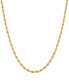 ფოტო #1 პროდუქტის Glitter Rope Link 18" Chain Link Necklace in 14k Gold