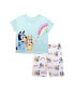 ფოტო #1 პროდუქტის Big Girls 2PC Biker Shorts Pajama Set