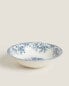 Floral earthenware bowl