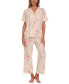 ფოტო #1 პროდუქტის Women's Annie 2-Pc. Pajamas Set